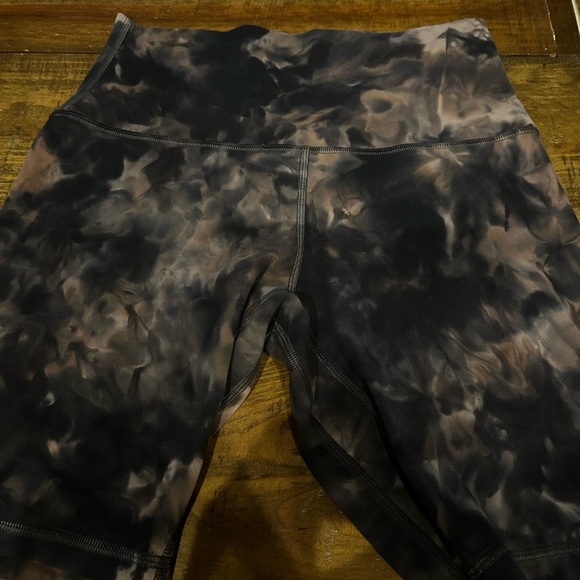 Lululemon Align Short 8", size 6 Diamond Dye Chrome Violet Verbana Graphite Grey - Picture 5 of 9